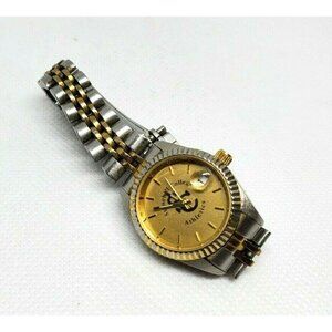 Stonehill College Athletic Ladies Water Resistant Stainless Steel Back Watch